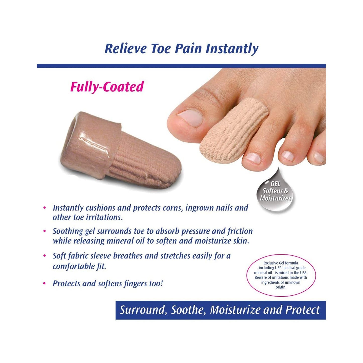 TOE CAP, VISCO GEL SMT-PEDI