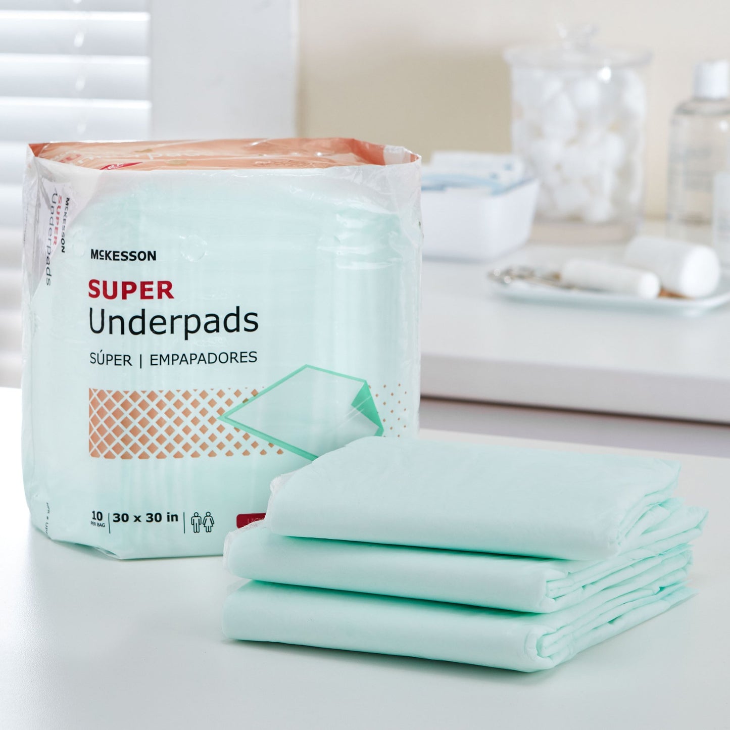 UNDERPAD, MODERATE ABSRB 30"X30"