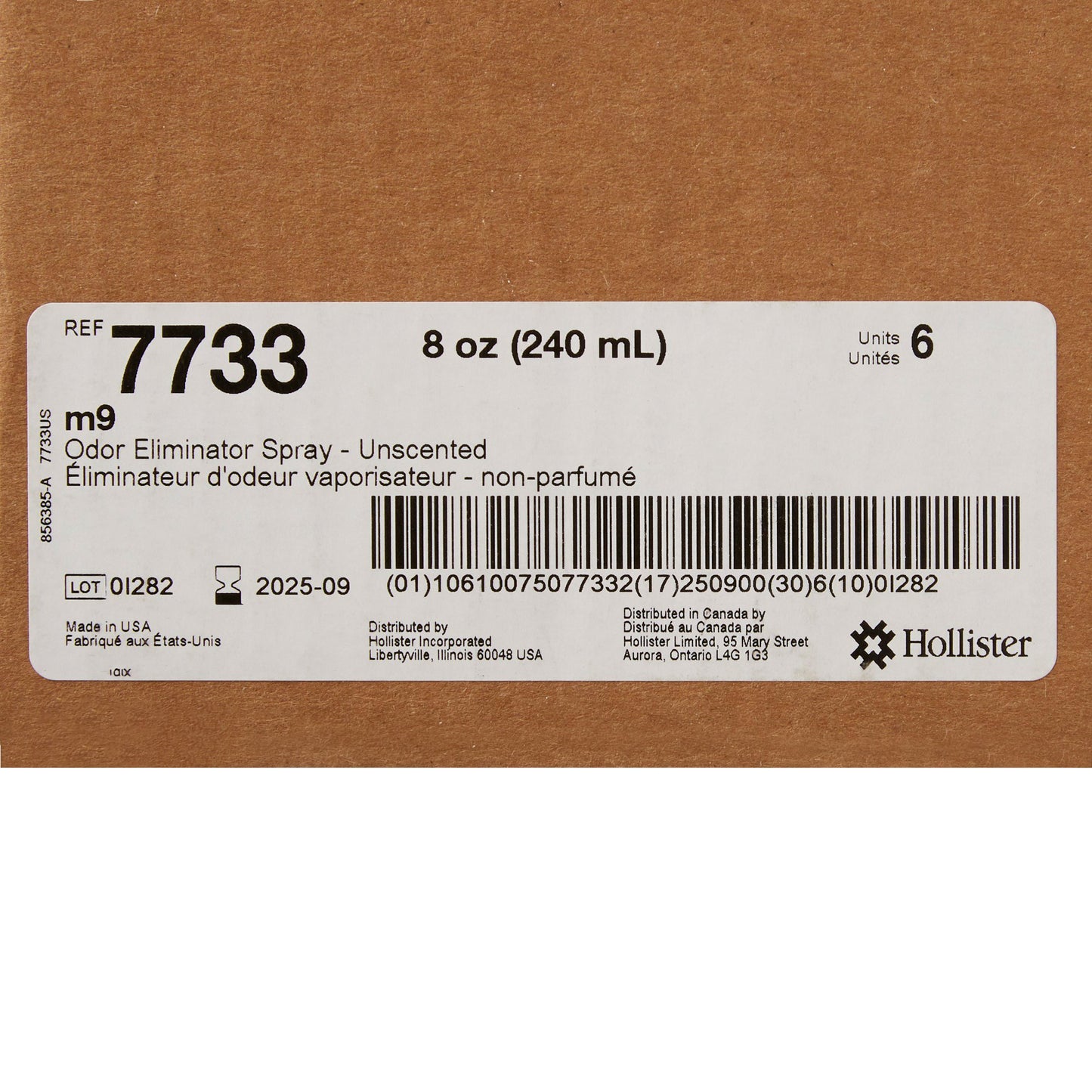 DEODORIZER, SPRAY UNSCNTD M9 8OZ