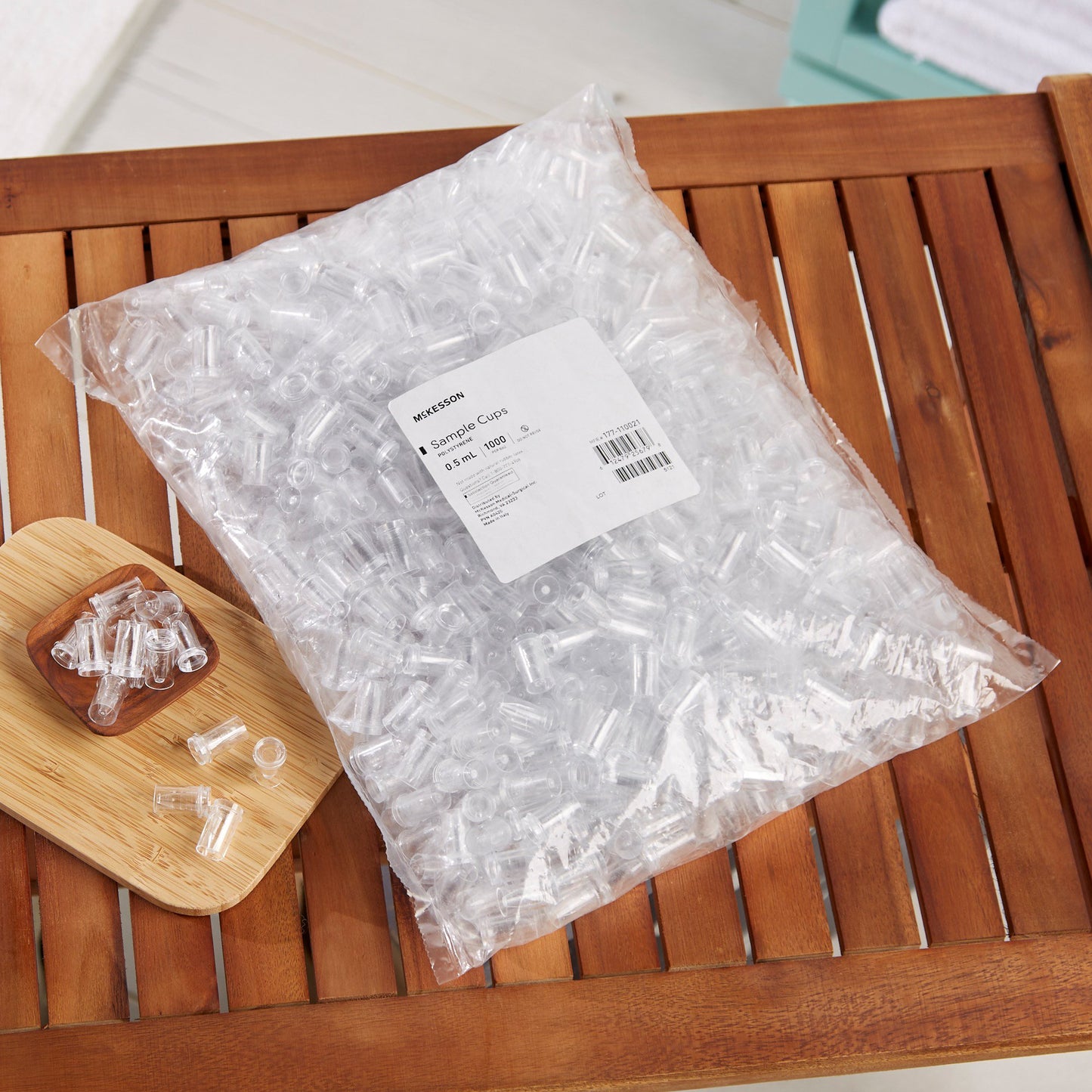 CUP, SAMPLE POLYSTYRENE .5ML