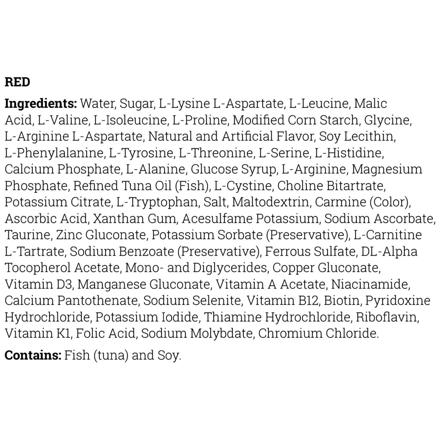 POUCH, HCU COOLER15 RED 130ML