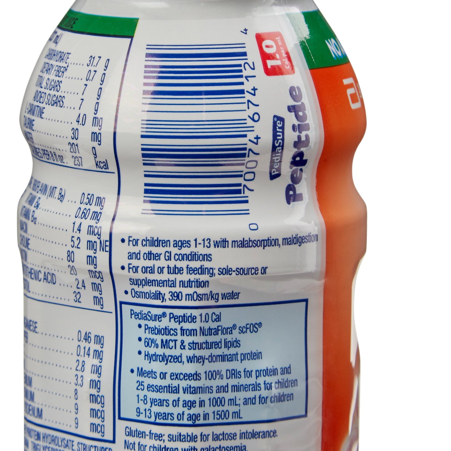 PEDIASURE, PEPTIDE STRWBERRY 1CAL 8OZ
