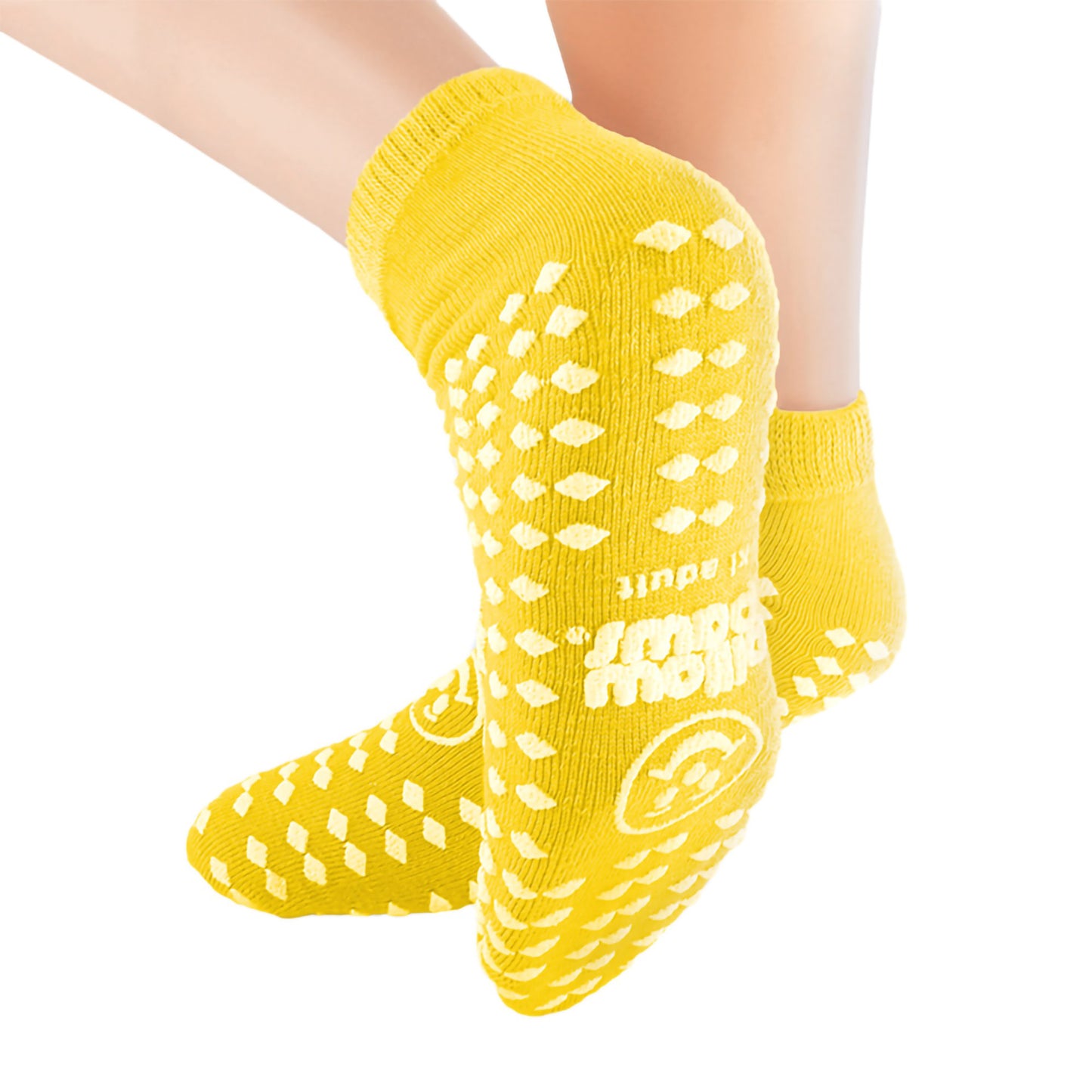 SLIPPER, SOCK,PILLOW PAWS 3603XLG YLW