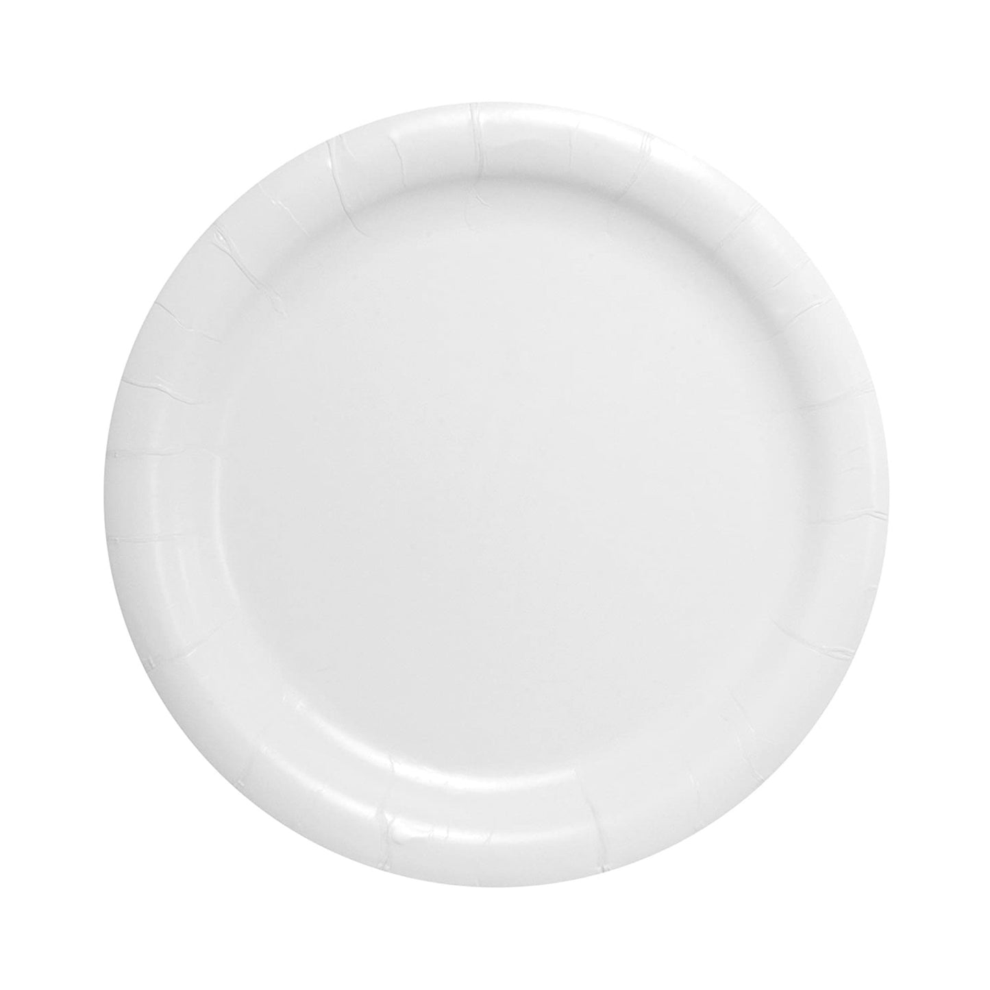 PLATE, PAPER HEAVY WEIGHT WHITE 9"