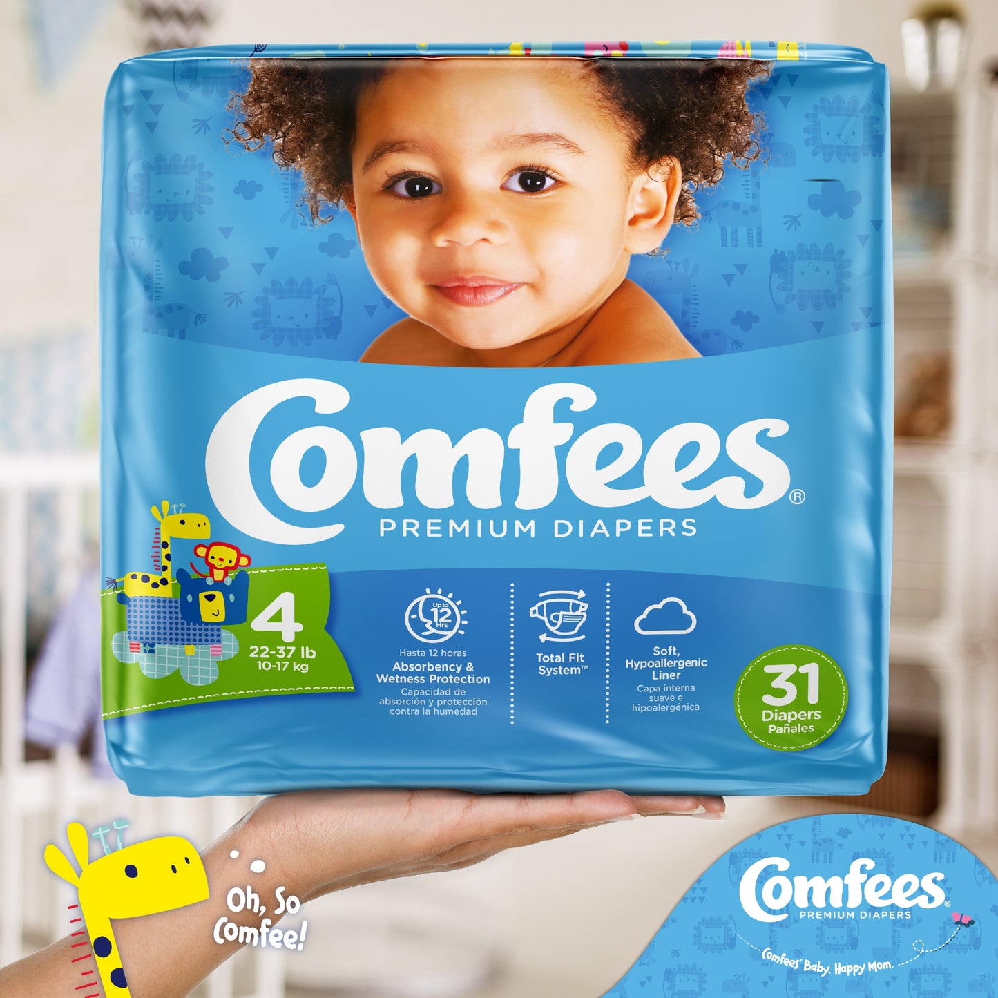 DIAPER, BABY COMFEES SZ4