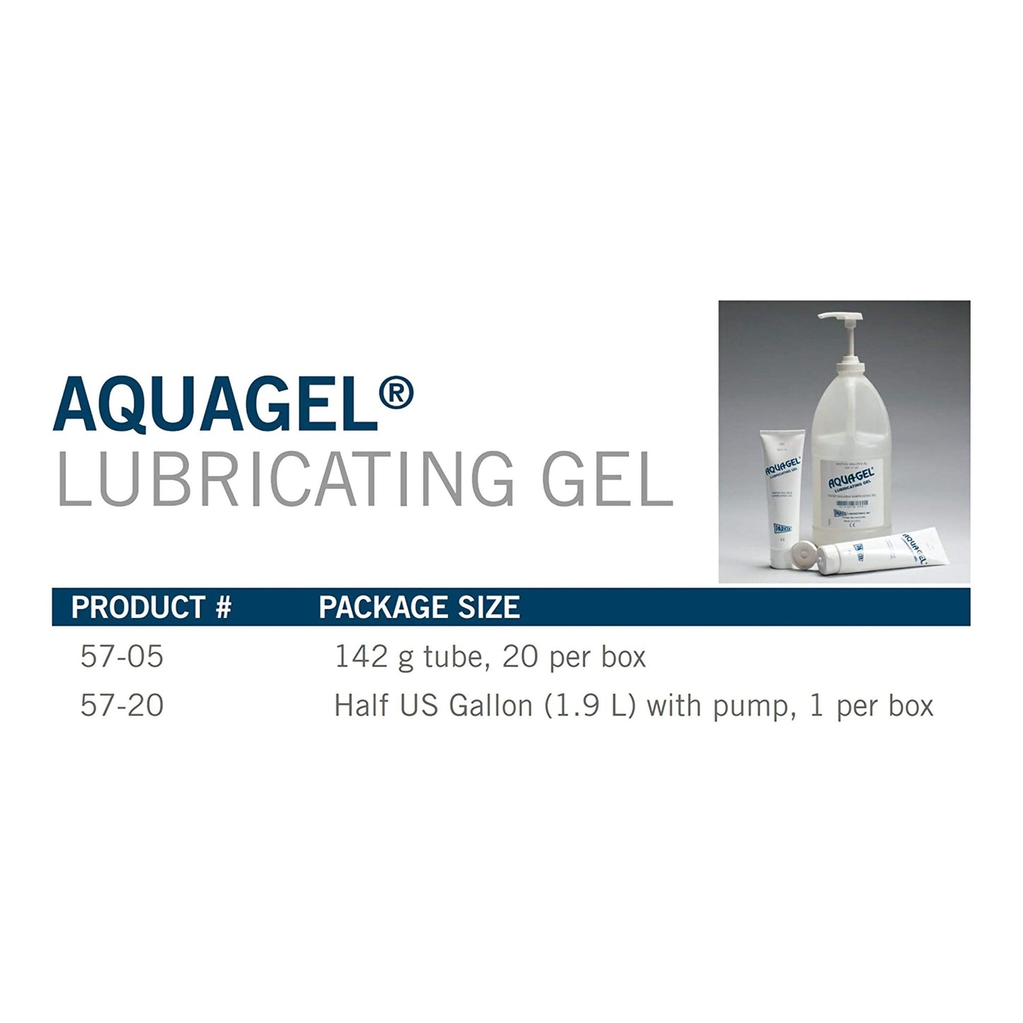 GEL, LUBRICATING AQUAGEL W/PUMP 70OZ PKRLAB