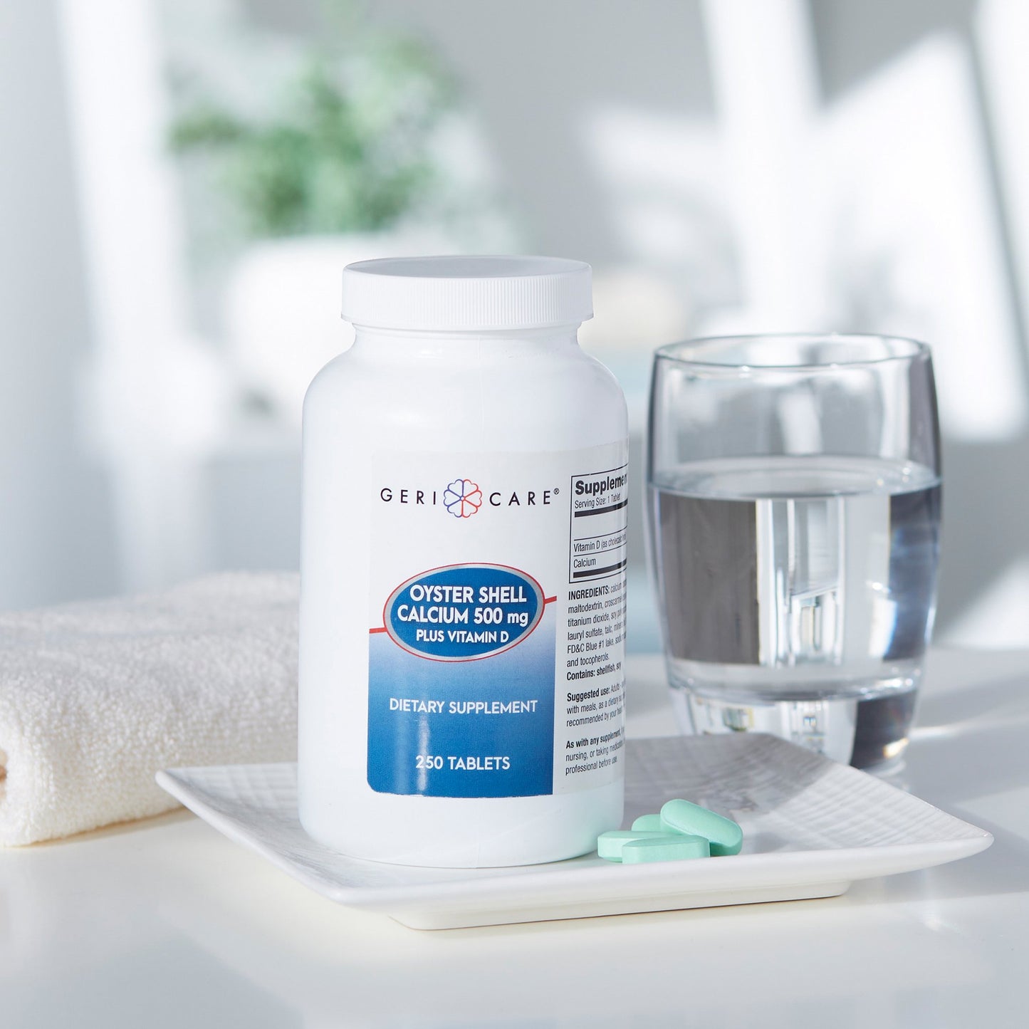 OYSTER SHELL CALCIUM, TAB 500MG +VITMN D3 200IU