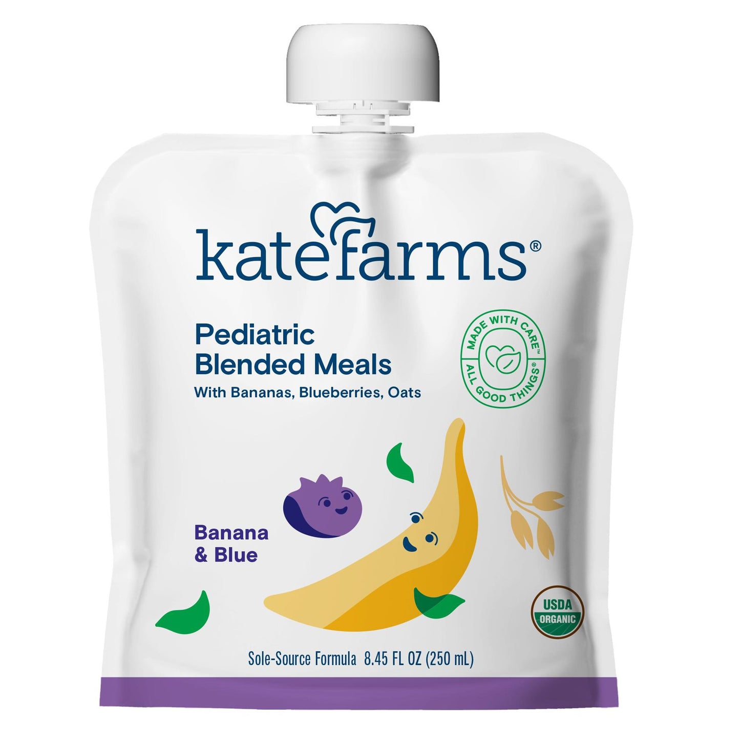 SUPPLEMENT, MEAL BLENDED PED BANANA/BLUEBERRY 250ML