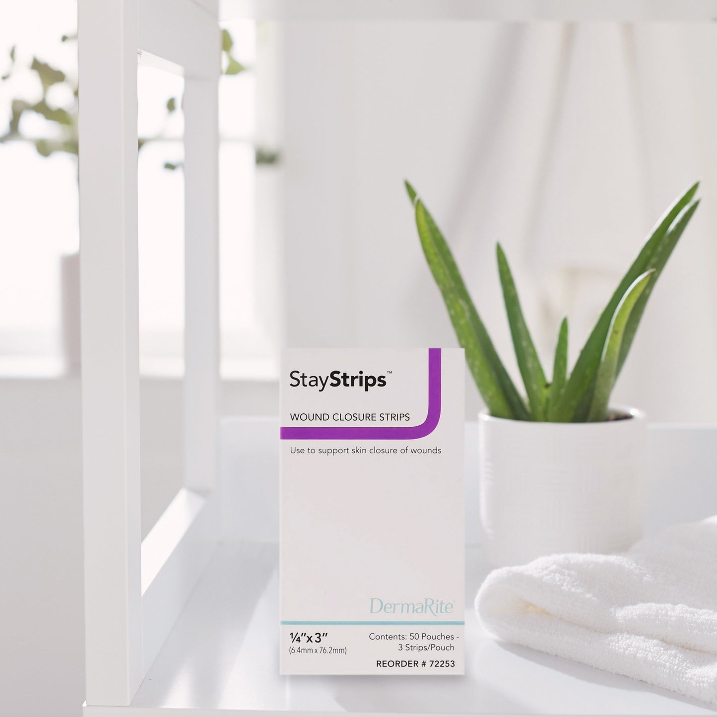 STRIPS, WOUND CLOSURE STAY STRIPS .25"X3"