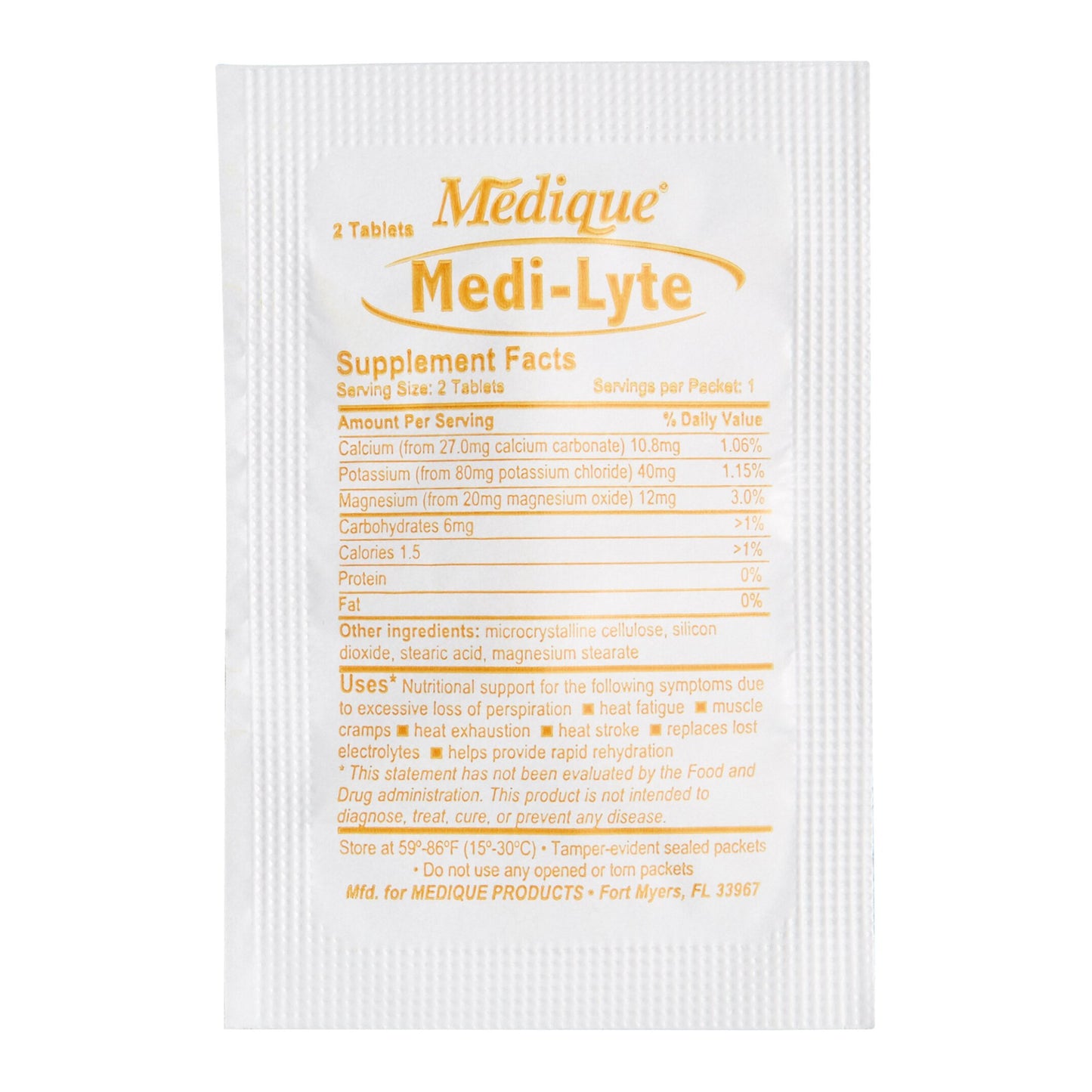 MEDI-LYTE, TAB 40-18-9MG