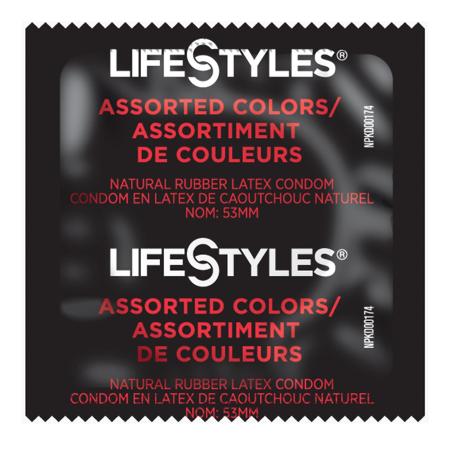 CONDOM, LIFESTYLES LUB ASTD COLORS