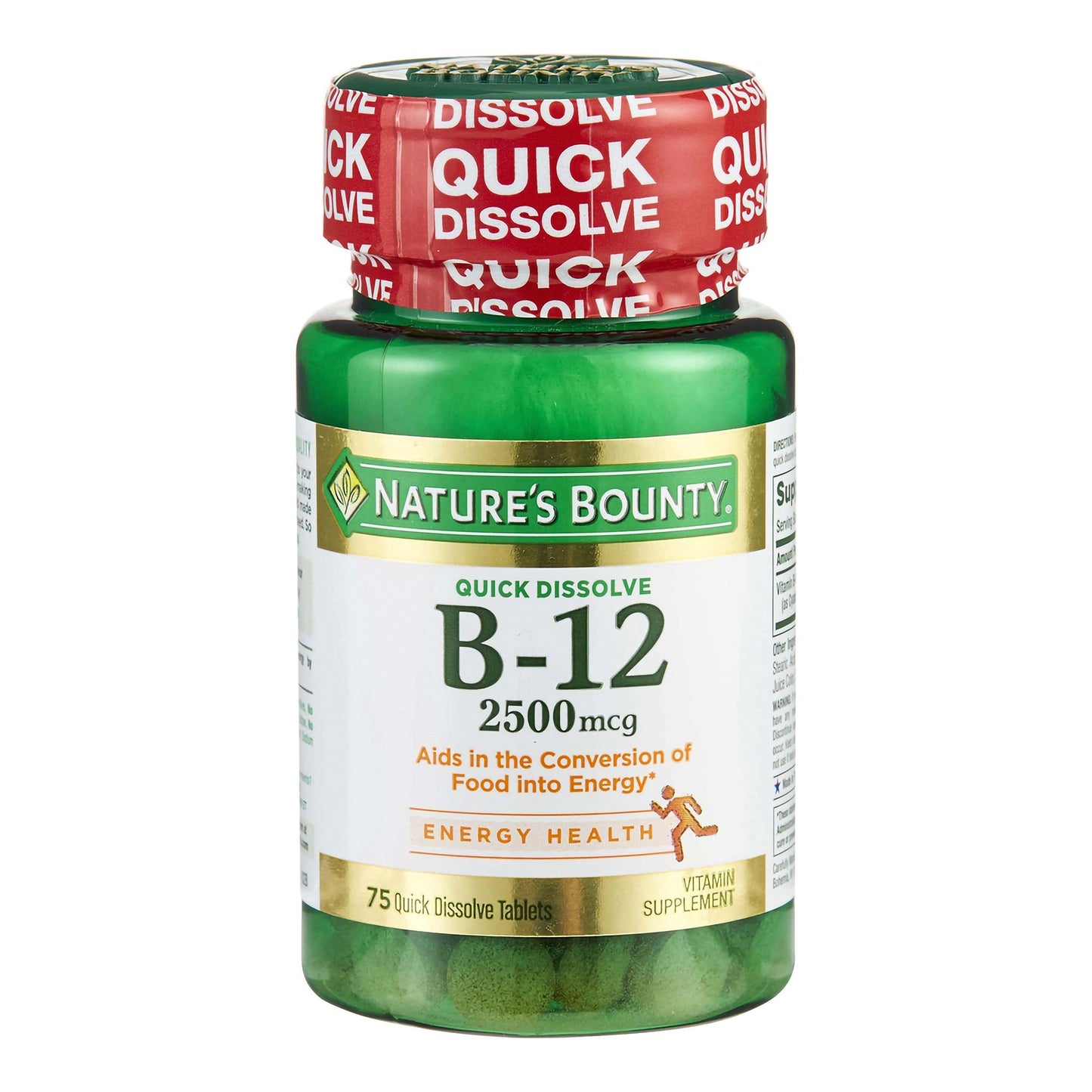 VITAMIN B-12, TAB QUICK DISSOLVE 2500MCG