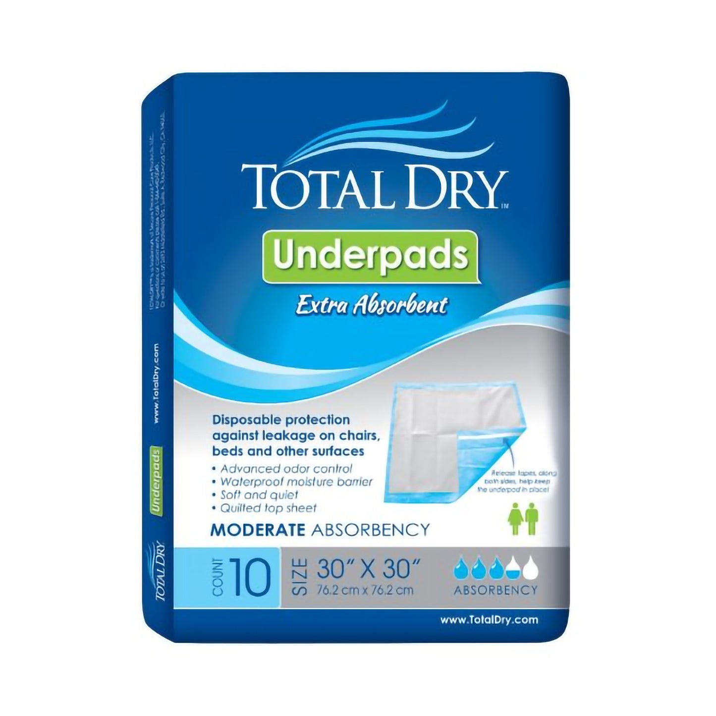 UNDERPAD, INCONT EMBSSD HVY X+ 30X30
