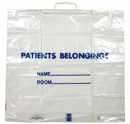 BAG, PATIENT W/CLR HANDLE