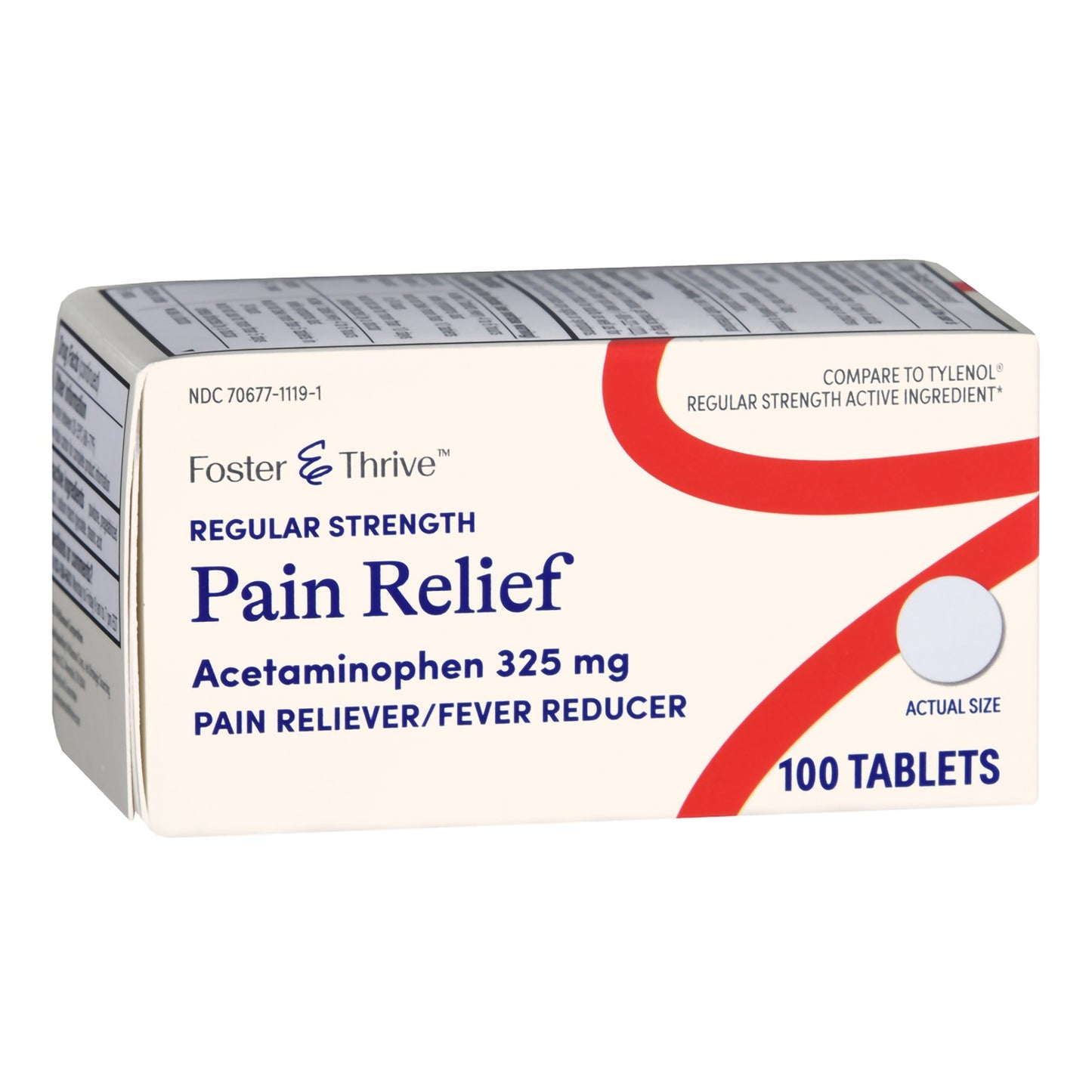 ACETAMINOPHEN, TAB FT SM REG STRENGTH 325MG (100/BT)