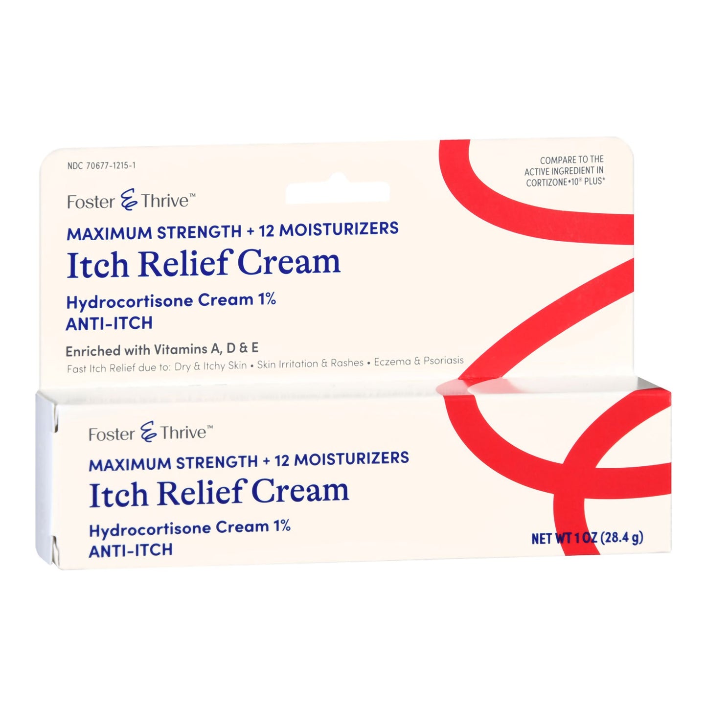 HYDROCORTISONE, CRM FT SM MAXSTRNTH 1% 1OZ