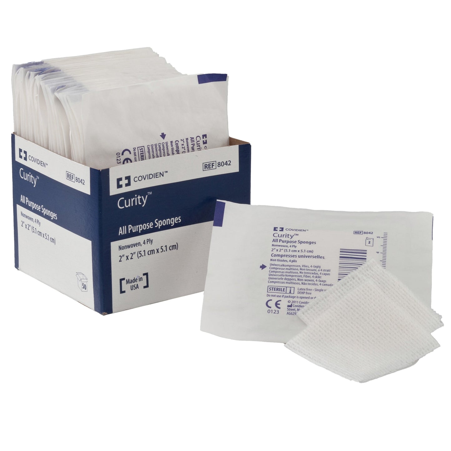 SPONGE, GAUZE CURITY STR 3"X3"