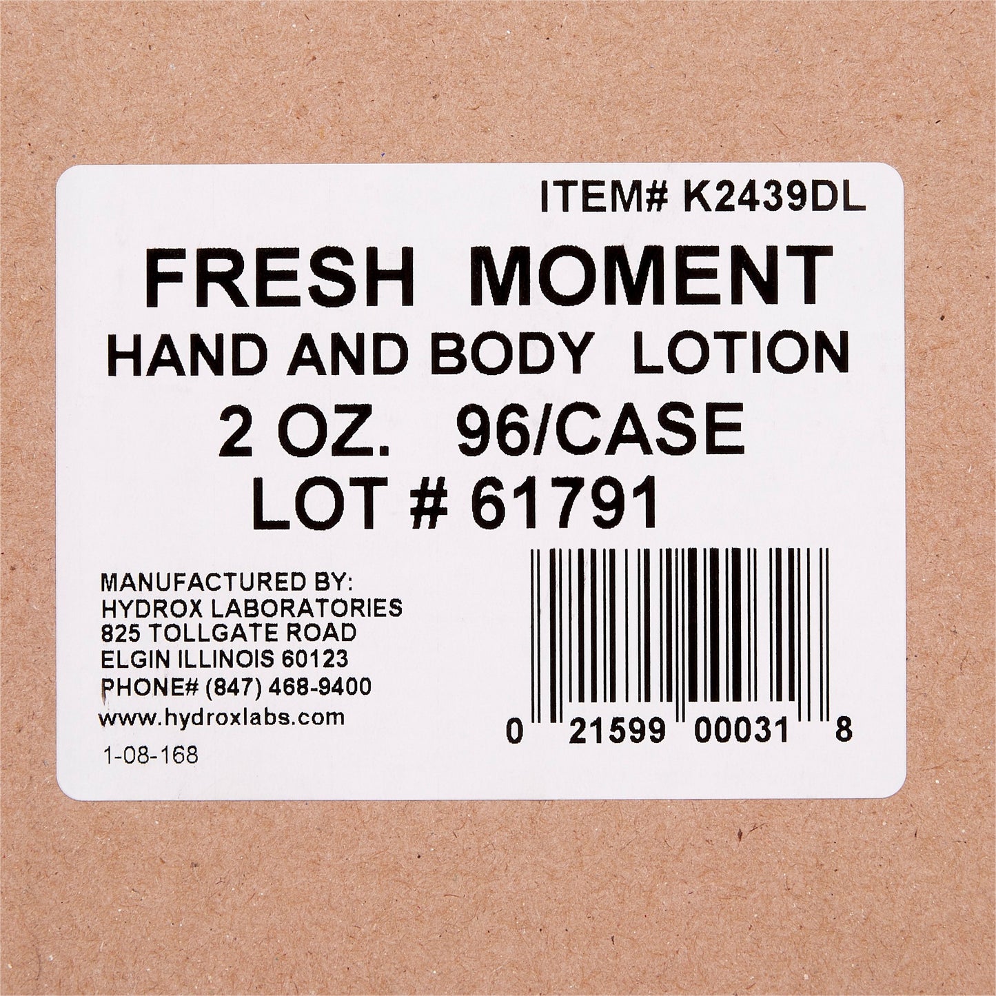 LOTION, HAND & BODY 2OZ