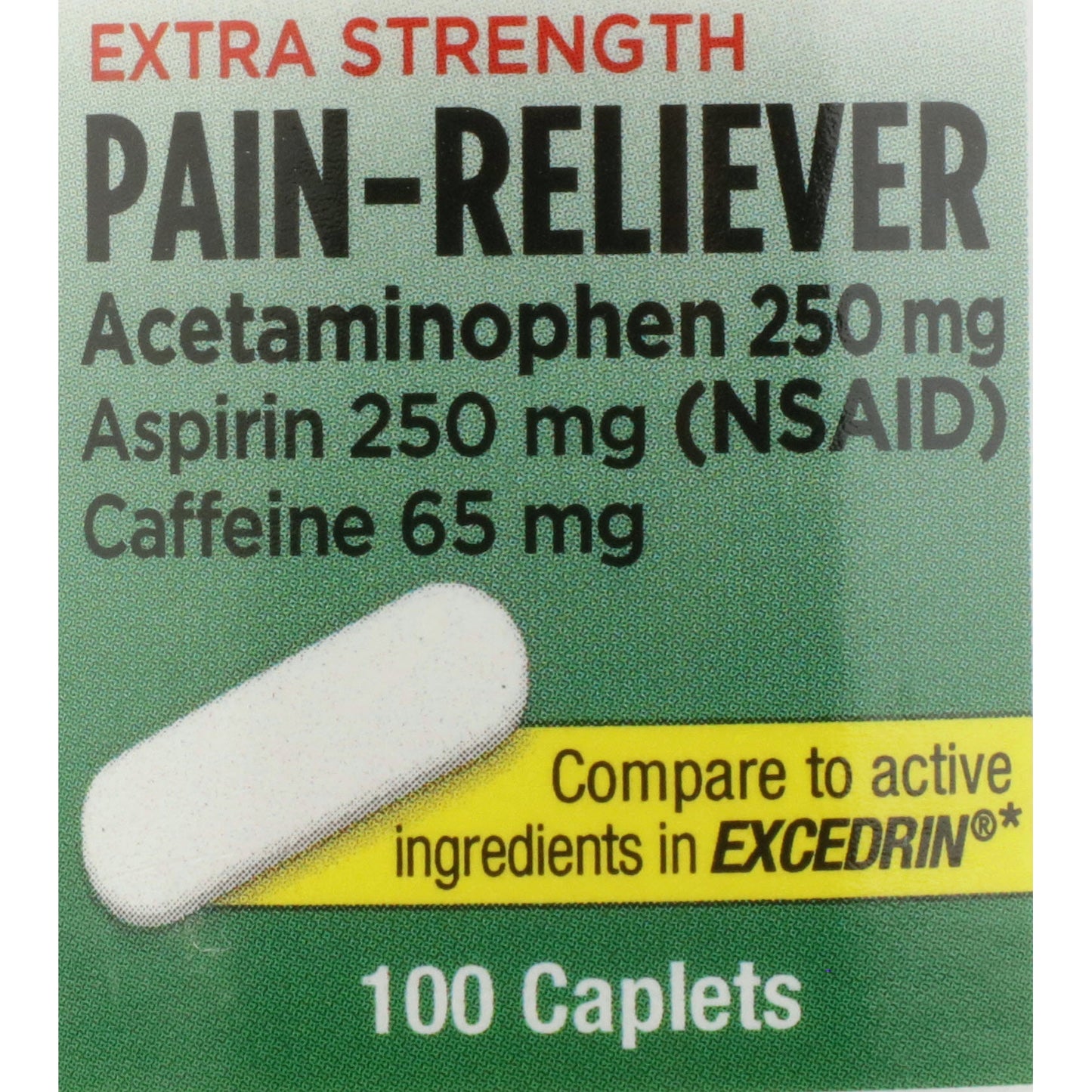 PAIN RELIEF XS, EXCEDRIN TAB