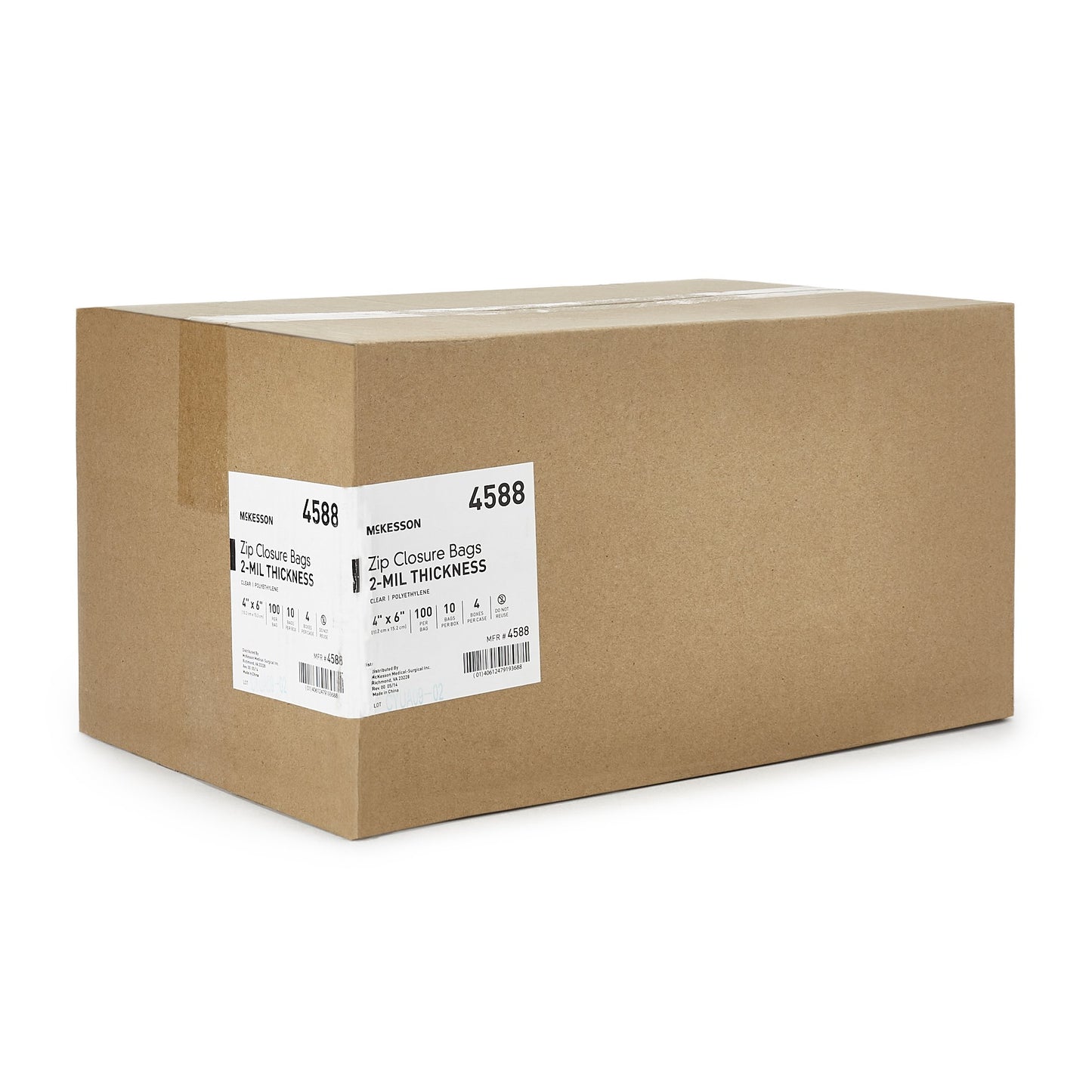 BAG, ZIP LOCK 4X6