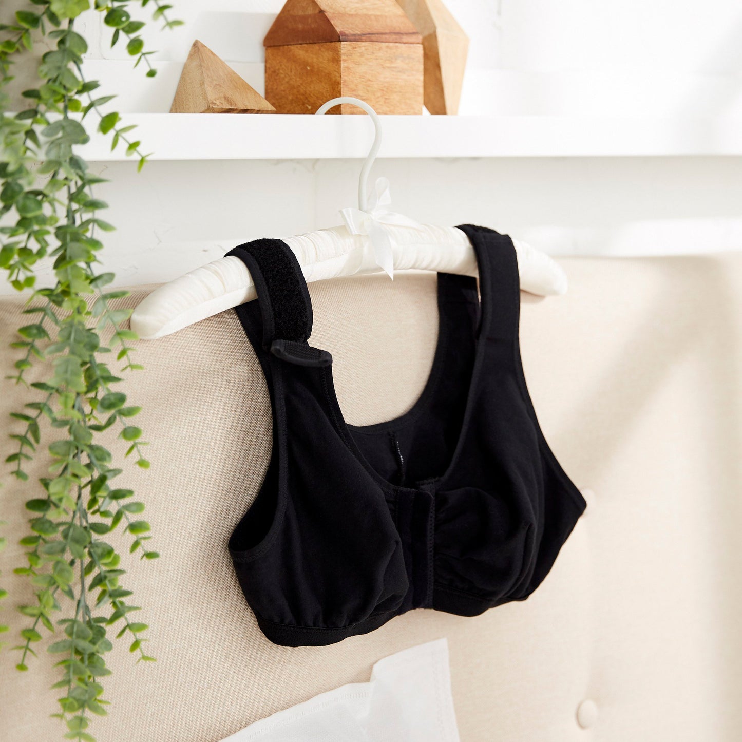 SUPPORT, SURGI-BRA II BREAST COTTON BLK LF 34B/C/D MGM83