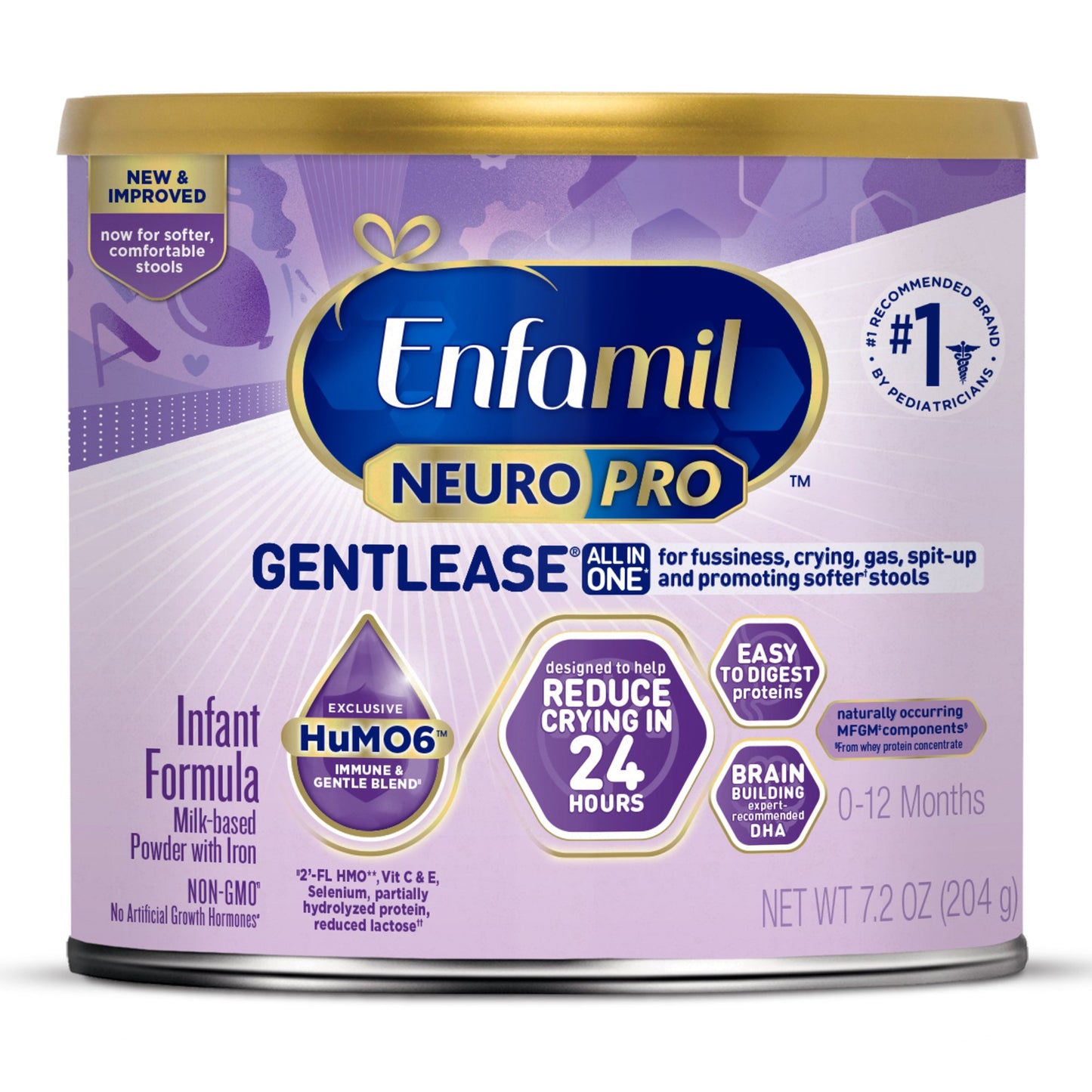 ENFAMIL, PDR INF NEUROPRO GENTILEASE UNFLAVORED 7.2OZ