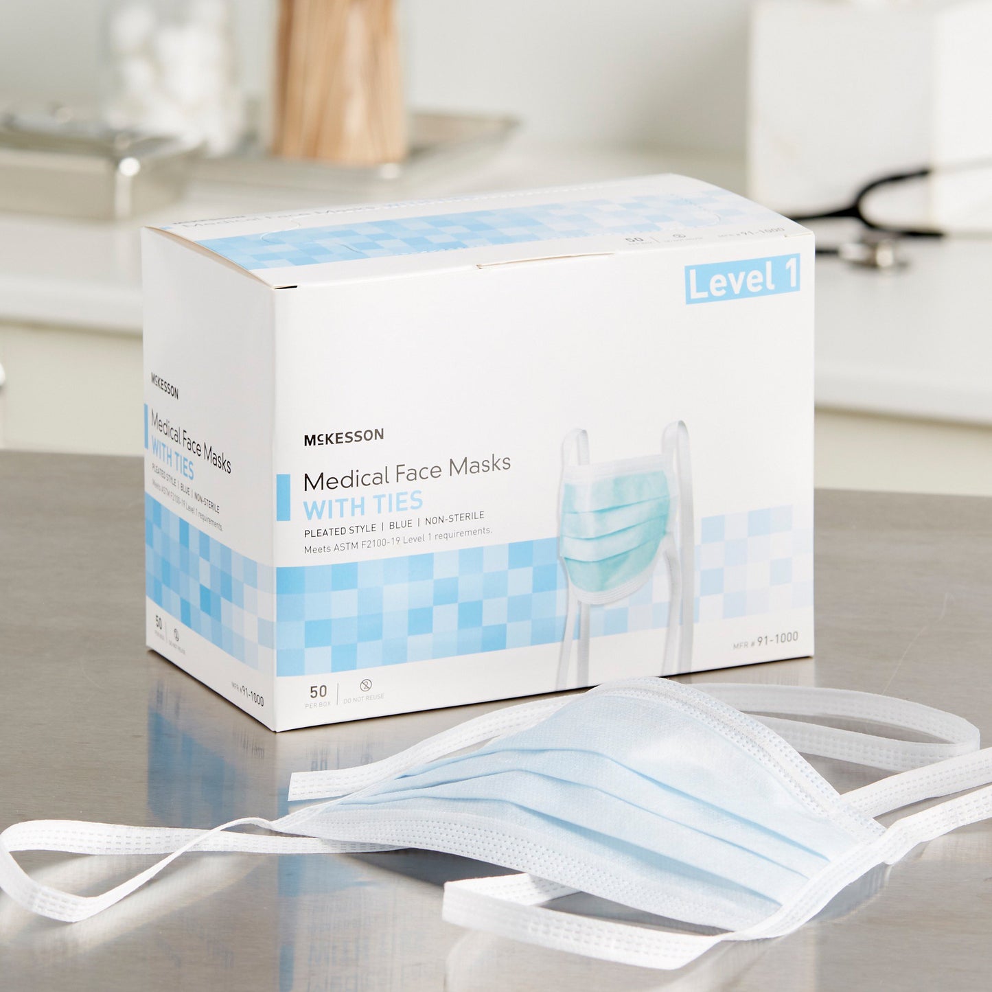 MASK, SURG TIES ASTM1