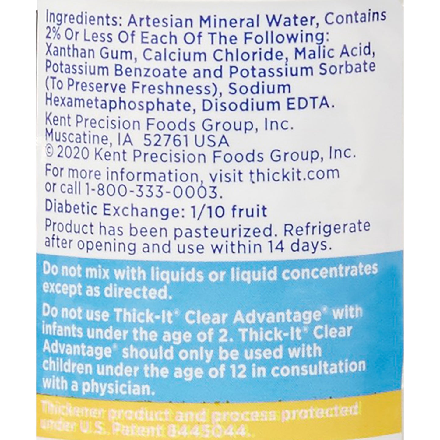 THICK-IT, CLEAR ADV WATER MODERATE/HONEY 8OZ