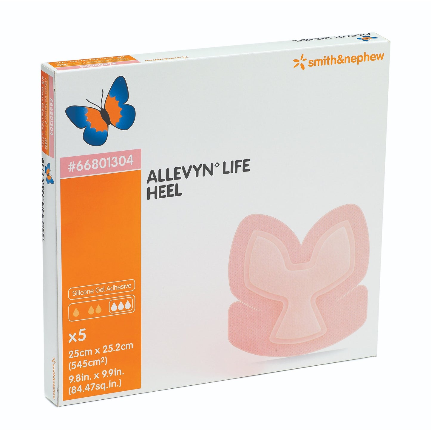 DRESSING, WND ALLEVYN LIFE HEEL 9 4/5X9/10"