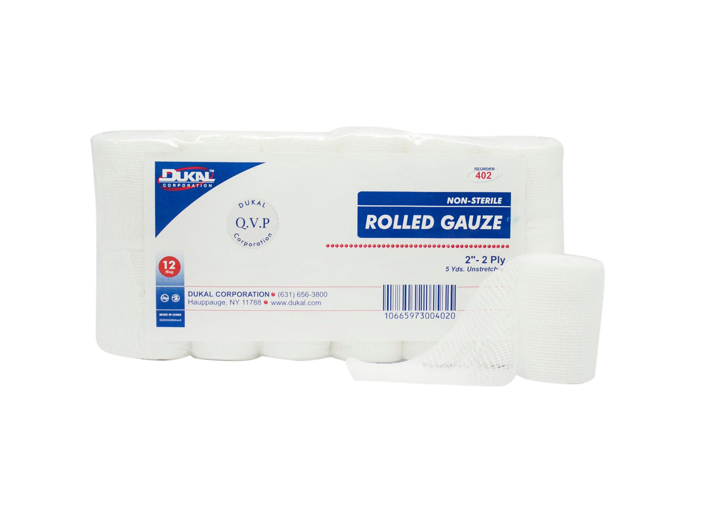 GAUZE, ROLLED N/S 2" 2PLY