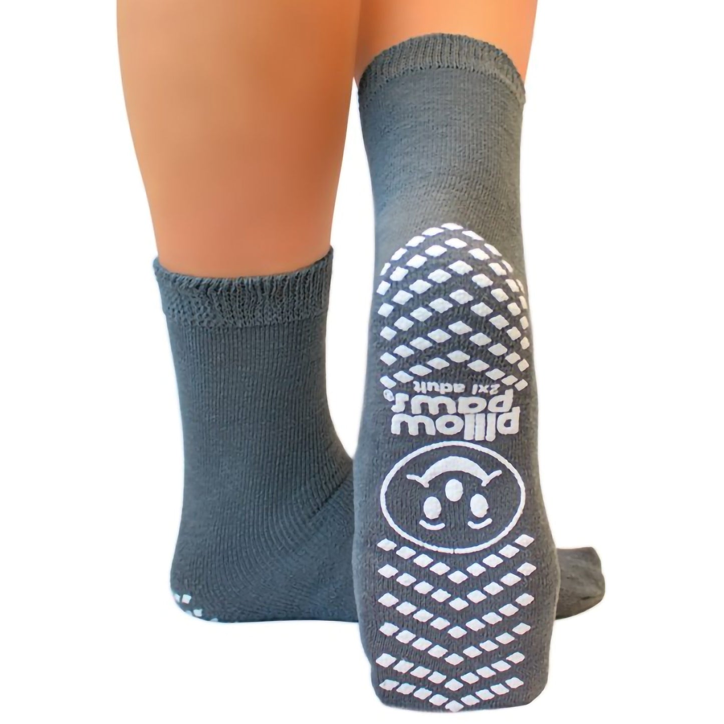 SLIPPER, SOCK PILLOW PAWS GRYXXLG