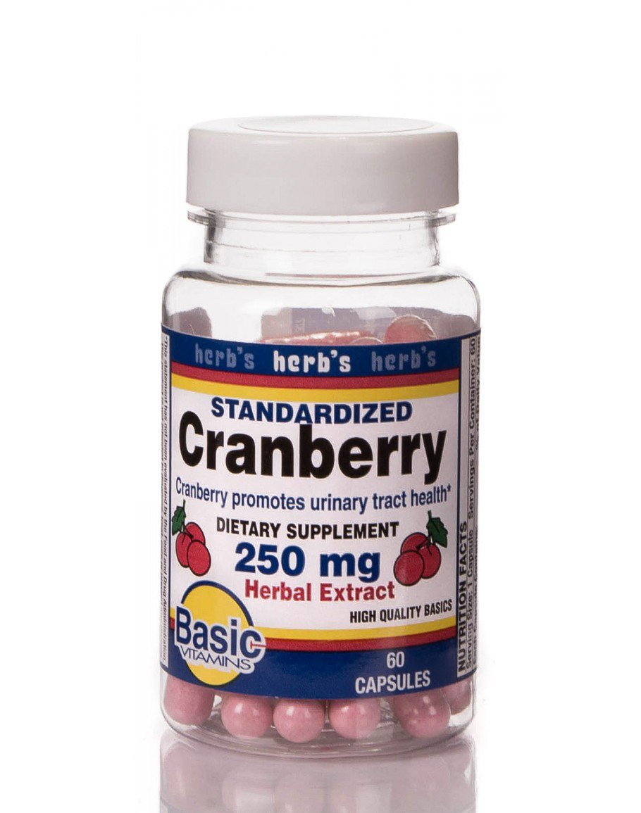 CRANBERRY EXTRACT, CAP 250MG