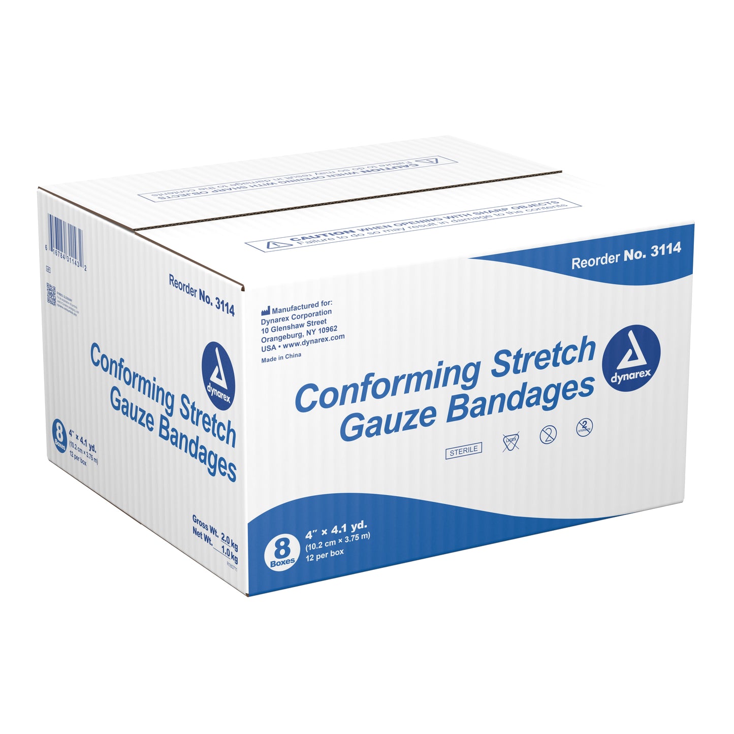 BANDAGE, GAUZE STRCH STR 4"X4.1YDS