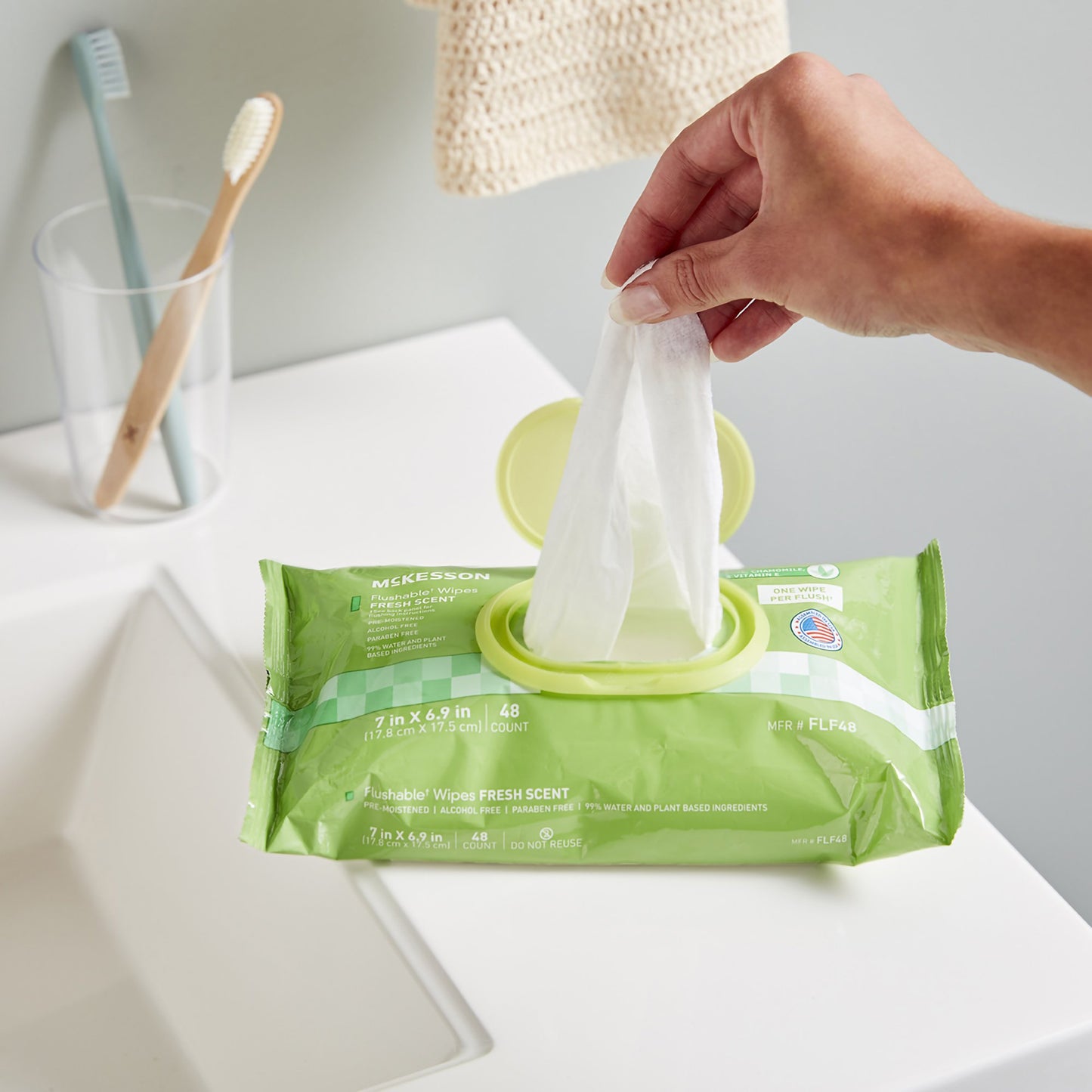 WIPE, WET FLUSHABLE SCENTED SFT PK W/LID