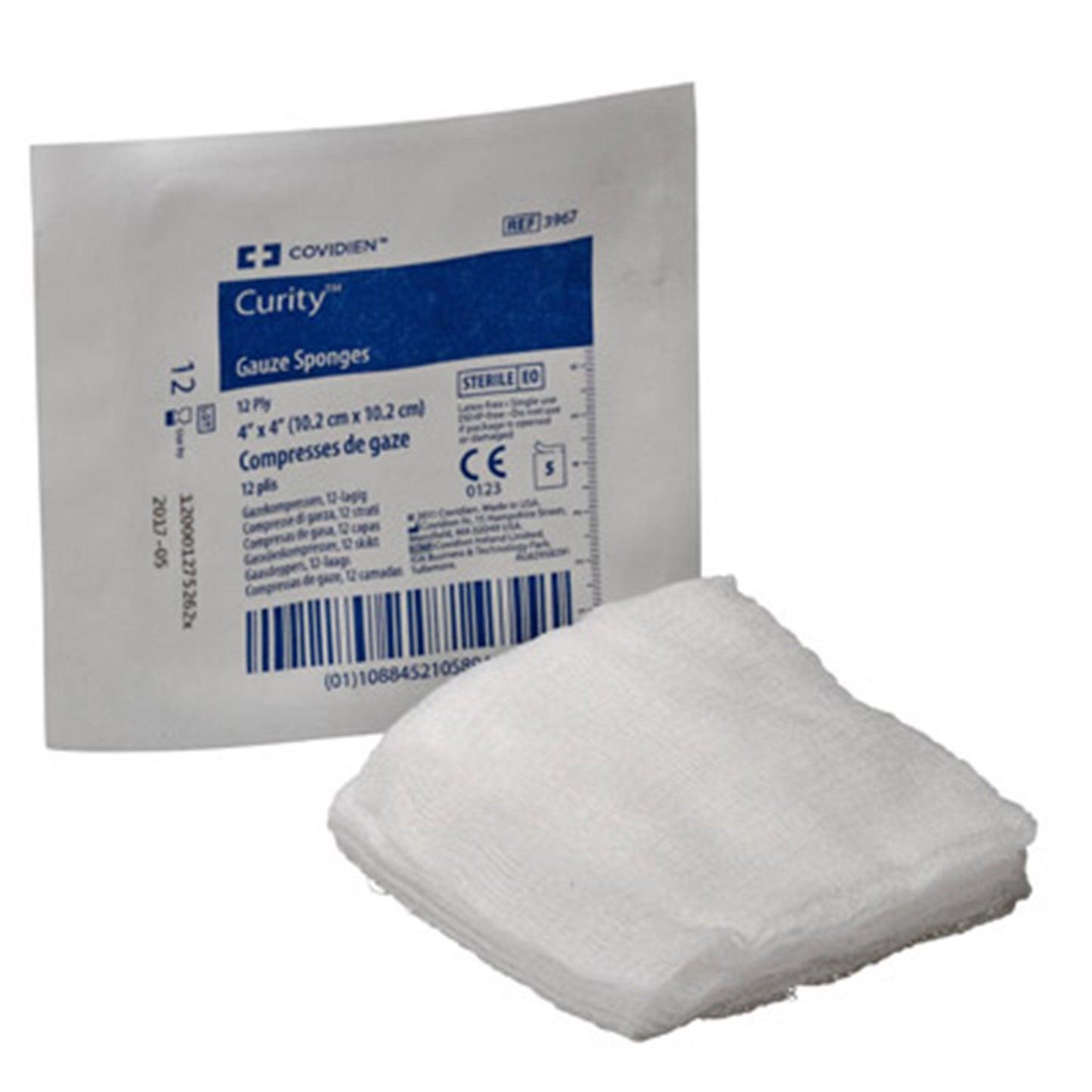SPONGE, GAUZE STR 12PLY 4"X4"
