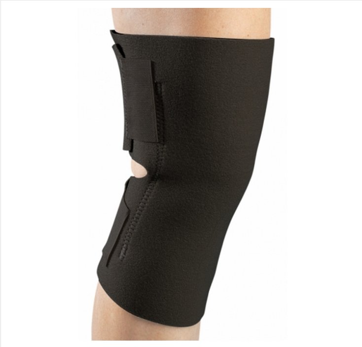 KNEE WRAP, PATELLA W/BUTTRESSNYLN 2SIDES UNIV DJORTH