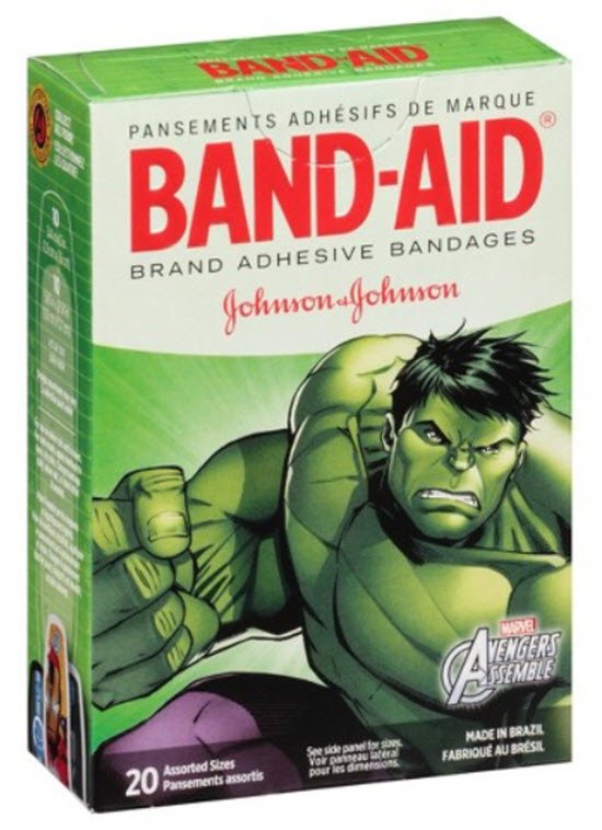BAND-AID, ADHSV MARVEL AVENGERS ASTD