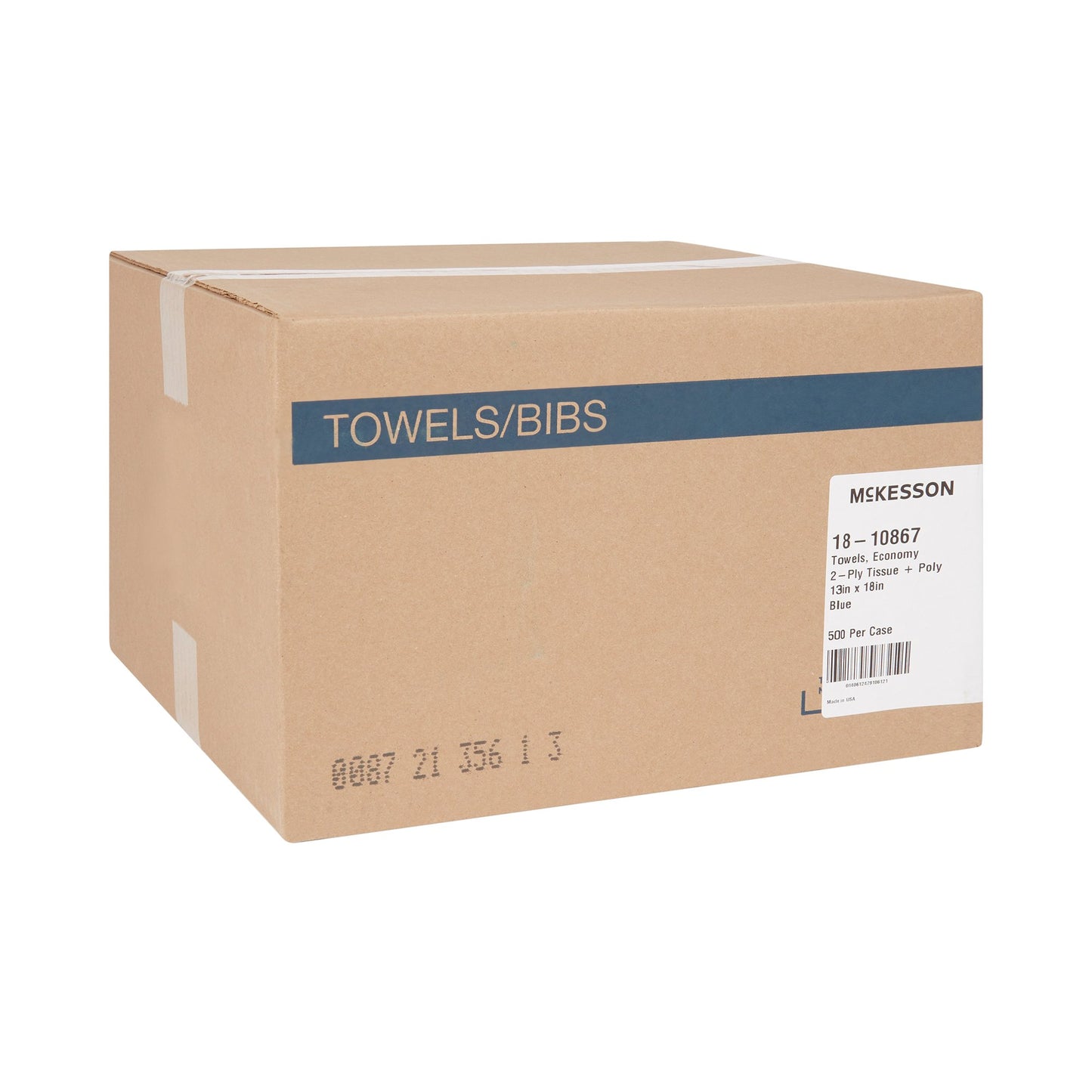 TOWEL, PRO 2PLY ECON BLU 13X18