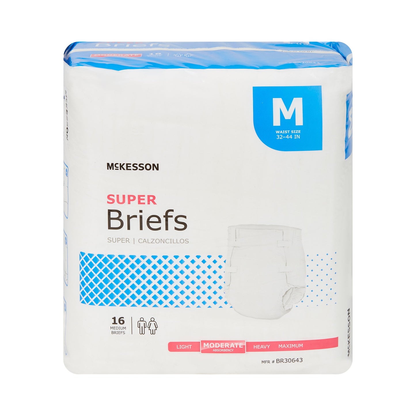 BRIEF, TAB CLSR SUPER MED 32-44