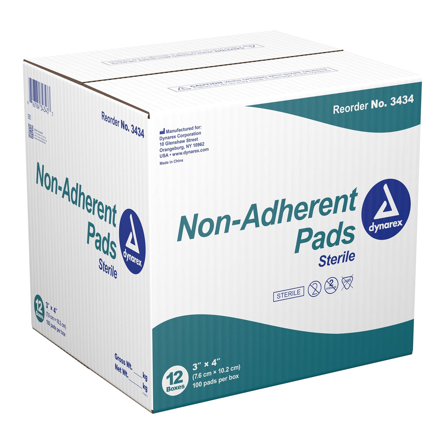 PADS NON-ADHERANT STER 3X4