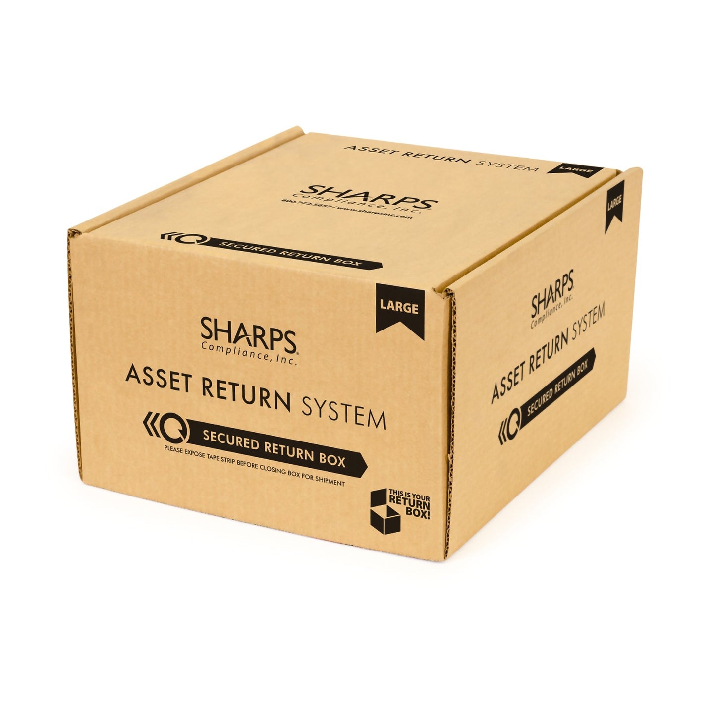 BOX, RETURN ASSET PUMP NOT PREPAID LG