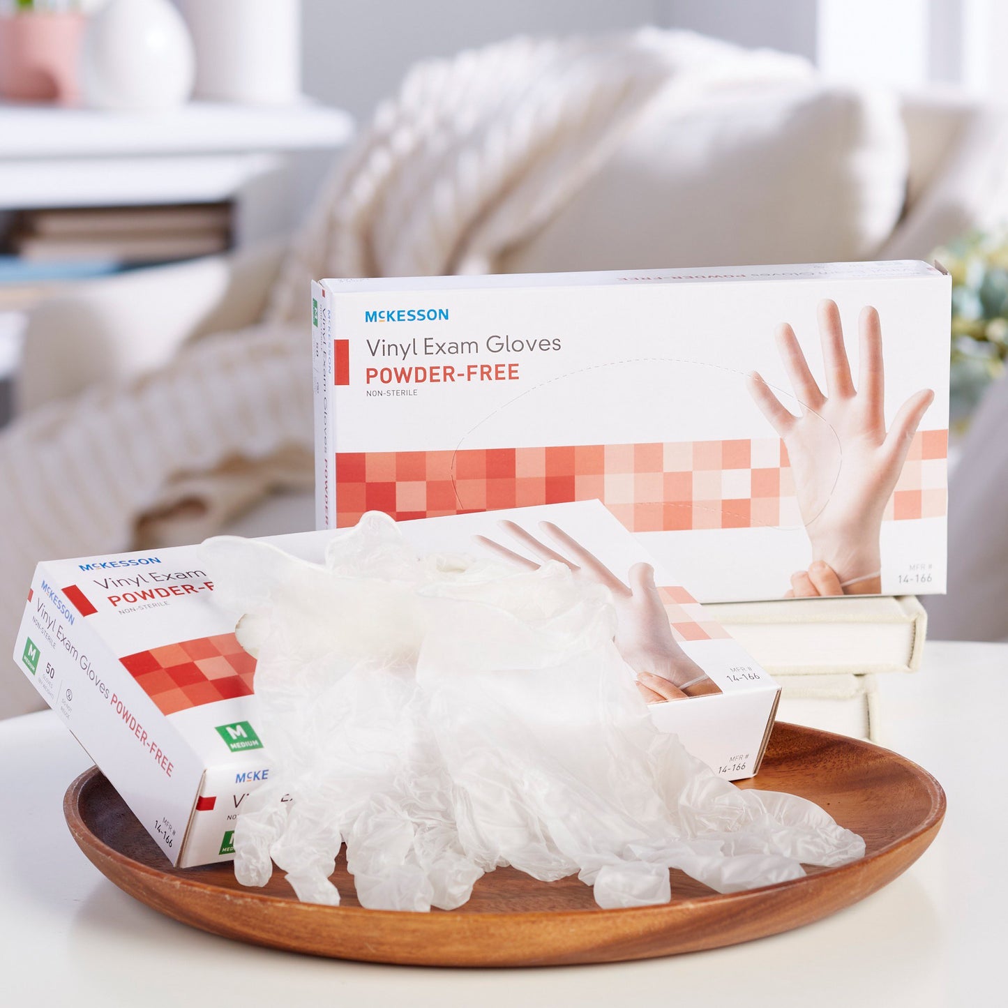 GLOVE, EXAM VNYL MED N/S