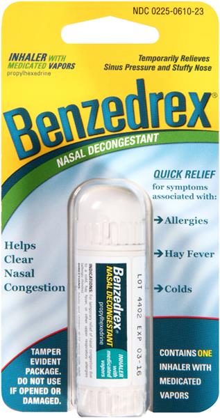 BENZEDREX, INHALER9ASCHR