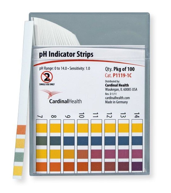 STRIP, PH INDICATOR 0-14 4TEST
