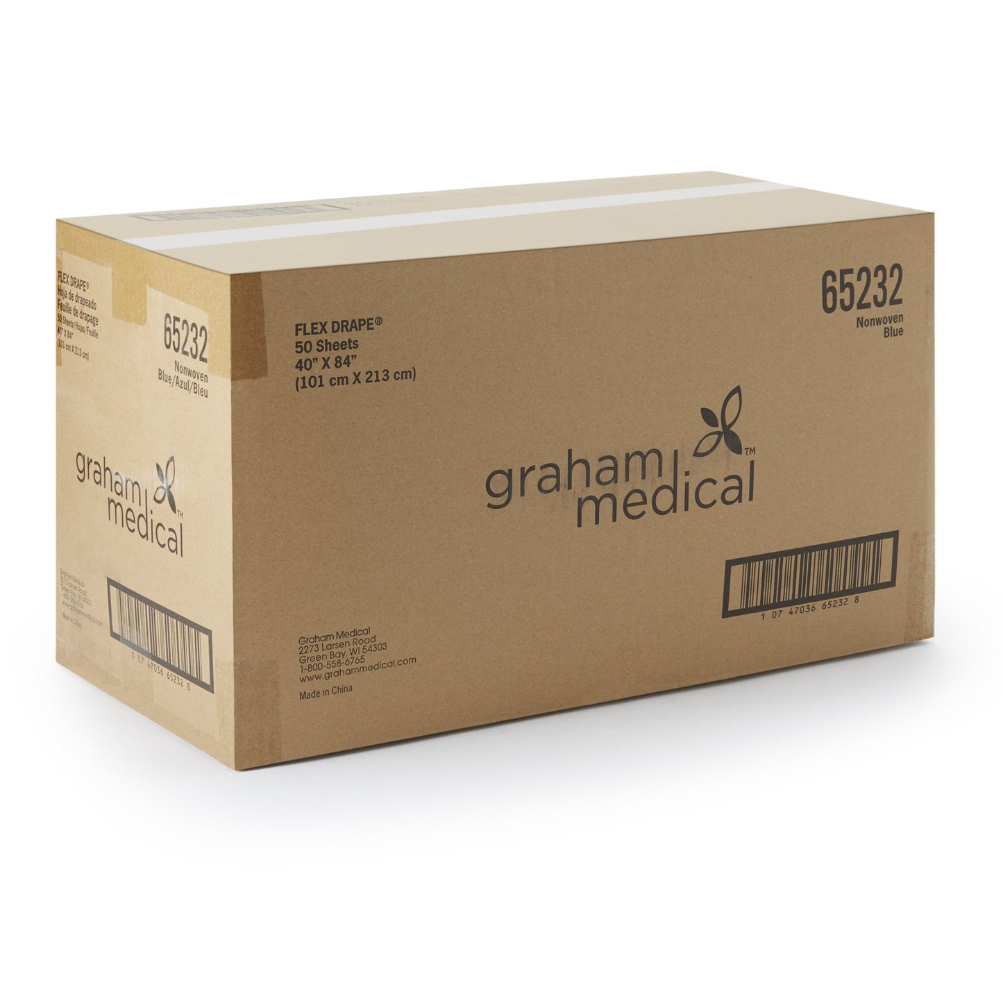 SHEET, DRAPE ACADIAN SPUNBOUNDN/WOVN BLU