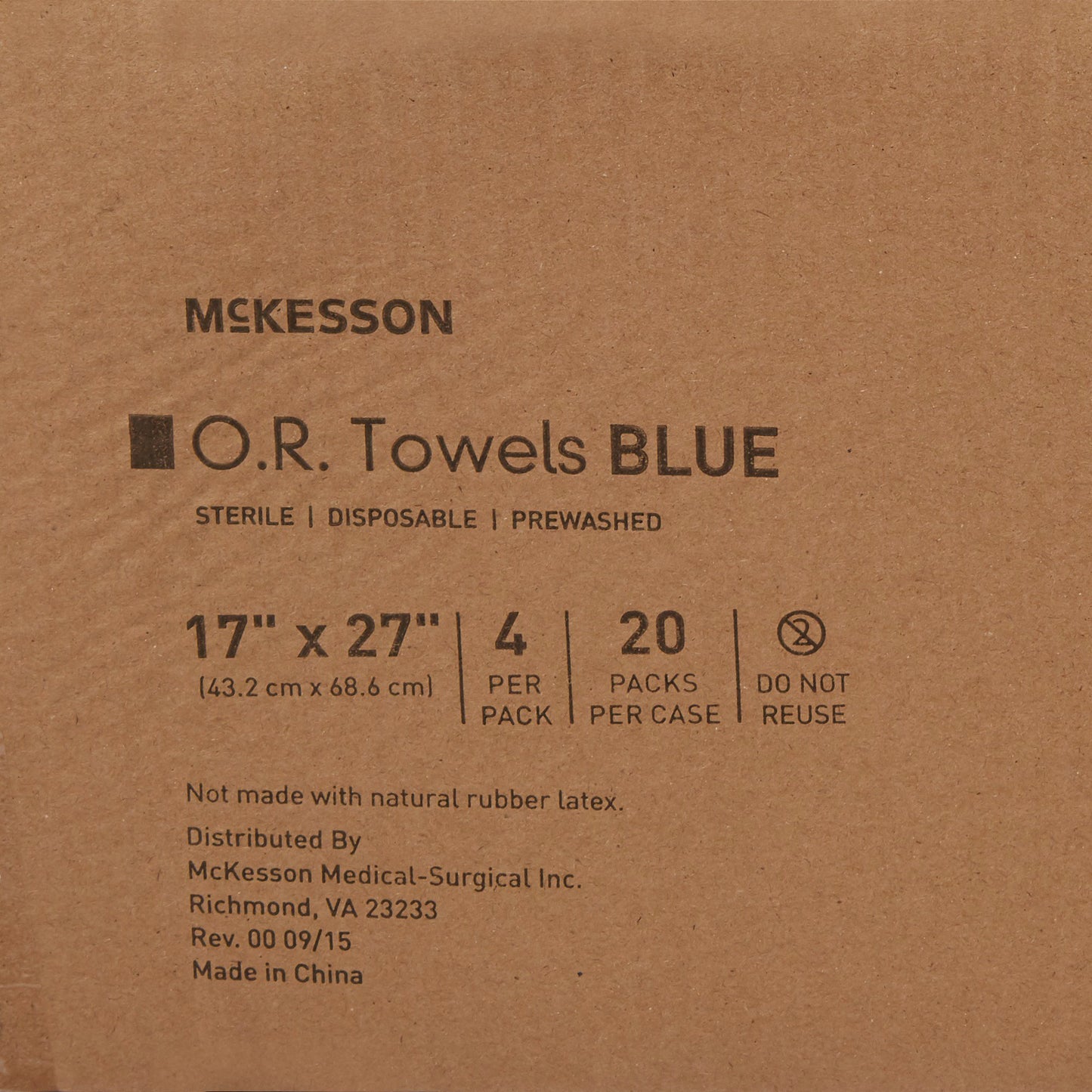 TOWEL, OR STR BLU DISP