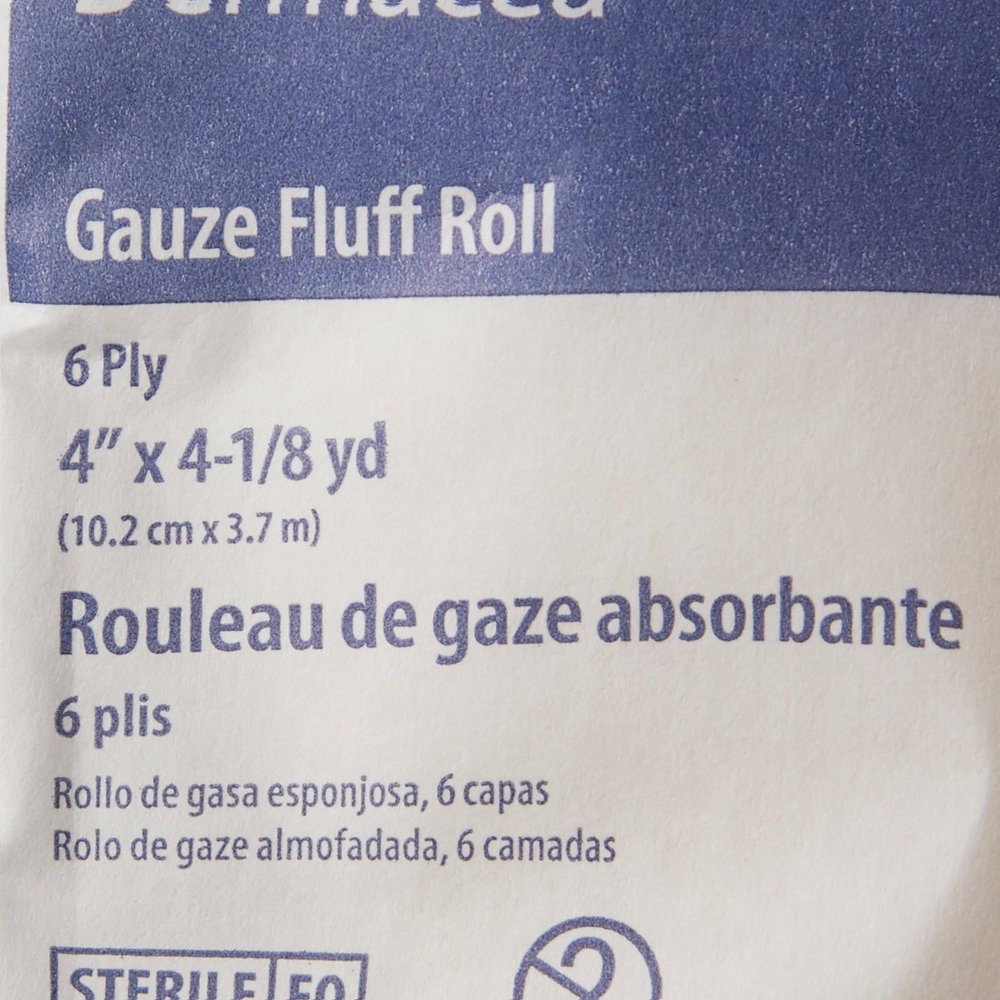 FLUFF, DERMACEA STR 4"X4YD