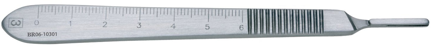 HANDLE, BLADE #3 GRADUATEDBRSURG