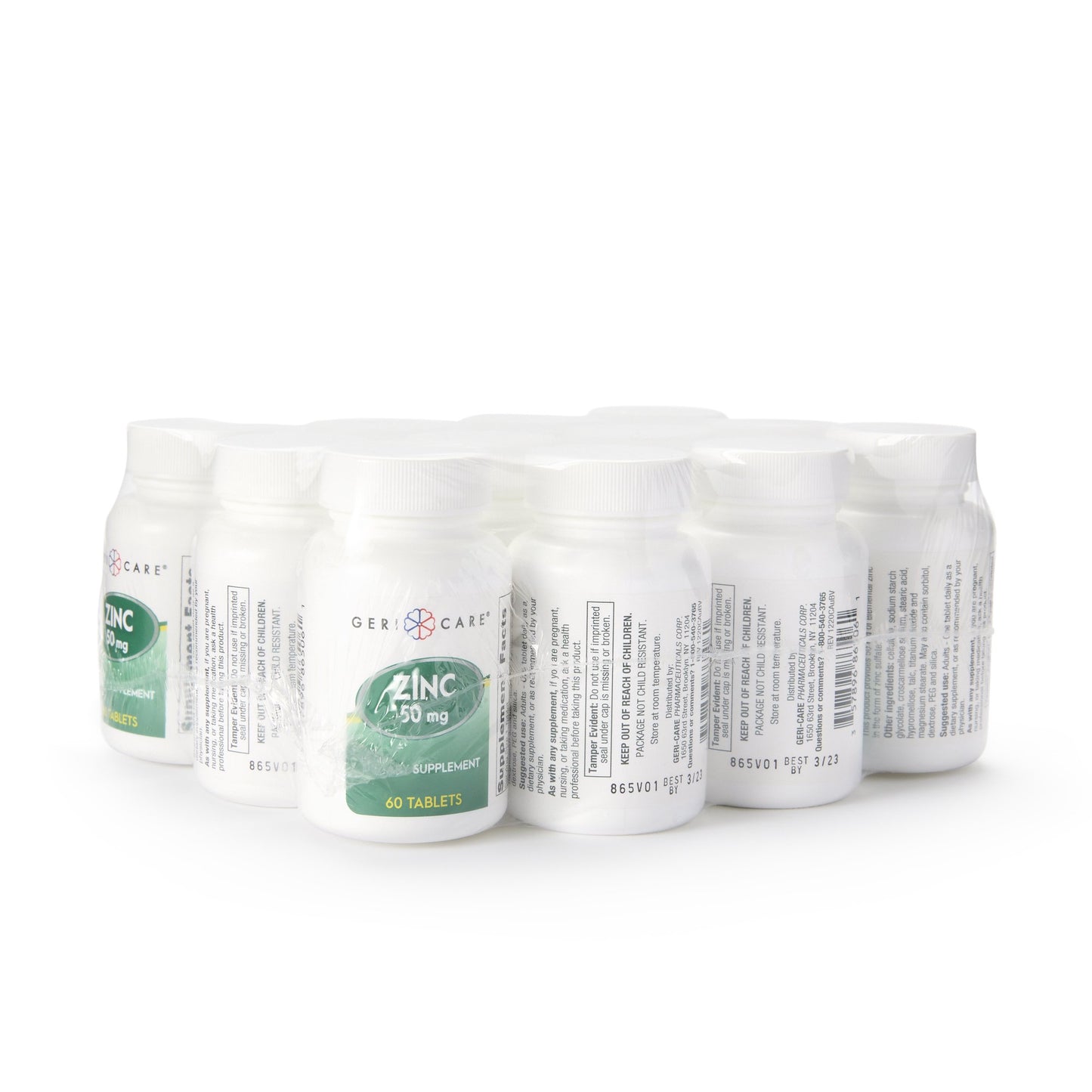 ZINC SULFATE, TAB 50MG EZ=200MG ZO (60/BT 12BT/CS)