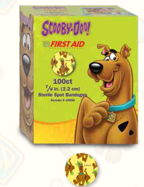BANDAGE, ADH SPOT SCOOBY DOO7/8"